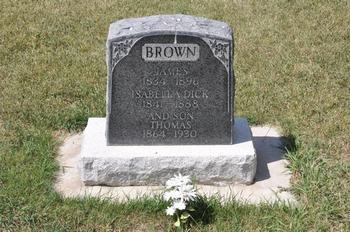 Brown, James (Isabella Dick) and Thomas (1) (Liberty)