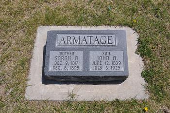 Armatage, John A. and Sarah A. (Montpelier)
